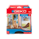 Garnitura adeviza Geko Strip, EPDM, maro, 9 x 4 mm x 6 m, Geko