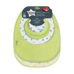 Bavete Tommee Tippee Dribble Catcher 4 luni+ 2 buc verde, TOMMEE TIPPEE