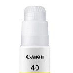 Flacon Cerneala Canon GI-40Y, 7700 pagini (Galben), Canon