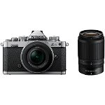 Aparat foto Mirrorles Nikon Z FC, 20.9 MP, 4K + Obiectiv 16-50mm + Obiectiv 50-250mm, Argintiu