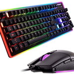 Kit Tastatura + Mouse Gaming Cougar Deathfire EX, Negru