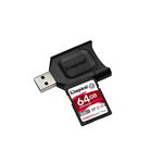 Card memorie + reader Kingston 64GB SDXC SDR2, Kingston