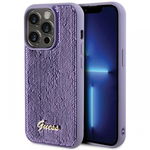 Husa de protectie Cover Guess Sequin Script Logo pentru iPhone 15 Pro Max, Purple