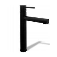 Baterie inalta pentru lavoar pe blat Rea Tess Negru mat, 