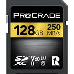 Card memorie SDXC UHS-II ProGrade 128GB V60 U3 (Gold), Prograde
