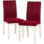 Husă scaun multielastică 4Home Magic clean vișiniu, 45 - 50 cm, set 2 buc., 4Home