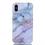 Apple Husa Cover pt. iPhone X/Xs TPU Marble Mov, Tvc-Mall