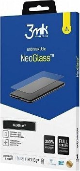 Folie protectie 3MK NeoGlass pentru Samsung Galaxy S21, 0.3 mm, 8H, Negru, 3MK