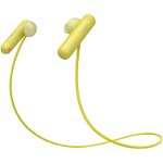 Sony Casti audio sport in ear WI-SP500Y, Google Assistant, Wireless, Bluetooth, NFC, Splashproof, Galben