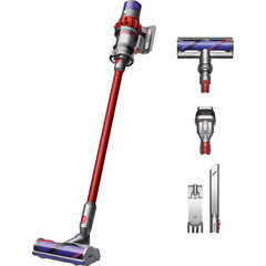 Aspirator vertical DYSON V10 Motorhead, 0.54l, 25.2V, autonomie max 60 min, Dock Station, rosu-argintiu Aspirator vertical DYSON V10 Motorhead, 0.54l, 25.2V, autonomie max 60 min, Dock Station, rosu-argintiu
