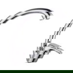 Baterie sanitara pentru lavoar Rosberg R57100AZ5, Montare verticala, Acoperire cromata, Argintiu, Rosberg
