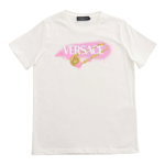 Versace Logo Pin T-Shirt White