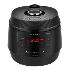 Multicoker 8 in 1 CUCKOO, CMC-QAB549S, 1100 W, 5 L, functie Slow-Cooker, 10 programe, Timer, Display led, presiune reglabila, Negru