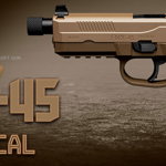 Pistol airsoft FNX-45 Tan