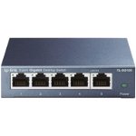 Switch TP-LINK TL-SG105S 5-Port Desktop Gigabit Ethernet Switch, Steel Case