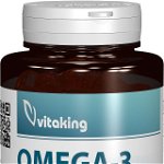 Omega 3 ulei de peste 1200 mg, 90 capsule, Vitaking, VITAKING