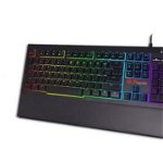 Kit tastatura + mouse Thermaltake eSPORTS Challenger Elite RGB, USB (Negru), Thermaltake