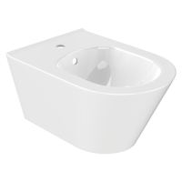 Bideu suspendat Celesta Ava  53 x 35 5 cm  fara margini  ceramica  alb, Celesta