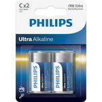 BATERII PH ULTRA ALKALINE C, 2 BUC, Philips