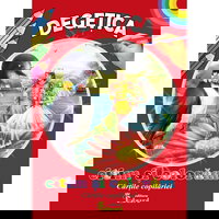 Carte de colorat cu poveste pentru copii engros. Degetica, 