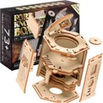 ESC WELT - Fort Knox Box Pro - 3 IN 1 Puzzle cu compartiment SECRET - Puzzle lemn 3D, ESC WELT