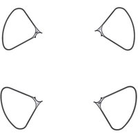 Set arcuri de protecție elice pentru DJI Phantom 4 Pro Obsidian Edition, DJI