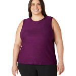 Imbracaminte Femei Beyond Yoga Plus Size Balanced Muscle Tank AubergineBeet, Beyond Yoga