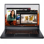 Laptop Acer ConceptD 5 CN516-73G, 16" 3K (3072x1920), IPS, 60 Hz, Intel Core i7-12700H, 14C (6P + 8E) / 20T, P-core 2.3 / 4.7GHz, E-core 1.7 / 3.5GHz, 24MB, 16GB, 2 TB, RTX 3070 Ti, Windows 11 Pro, Black, 2-year