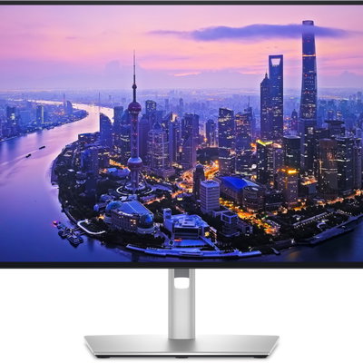 Monitor IPS LED Dell 27" U2725QE, UHD 3840 x 2160, HDMI, DisplayPort, Pivot, 120 Hz, 5 ms Negru/Argintiu