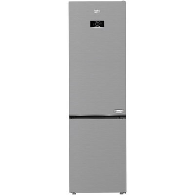 Aparate Frigorifice Beko Combina frigorifica B3RCNA404HXB, 355 l, No Frost, HarvestFresh, AeroFlow, Clasa E, Kitchen Fit, Everfresh+, H 203 cm, Metal Look
