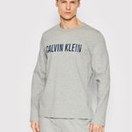 Calvin Klein Underwear Cămașă pijama Crew 000NM1958E Bleumarin Regular Fit