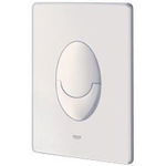 Clapeta actionare rezervor WC incastrat, Grohe Skate Air 38505SH0, alb, 15.6 x 19.7 cm