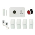 Kit Sistem de alarma wireless PNI SafeHouse PG300 comunicator GSM 2G si 3 senzori de miscare PNI A005