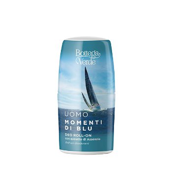 Deodorant roll-on, cu extract de absint - Momenti di Blu, 50 ML, Bottega Verde