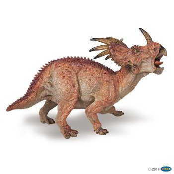 Figurina Papo Dinozaur Styracosaurus Portocaliu