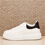 Sneakers alb cu negru Ramona M3, SOFILINE