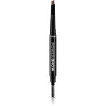 Revolution Relove Power Brow creion pentru sprancene cu pensula culoare Dark Brown 0,3 g, Revolution Relove