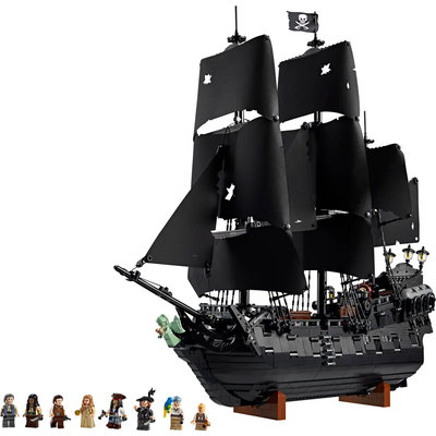 Set de constructie, LEGO, Corabia de pirati a capitanului Jack Sparrow 10365, 9000 piese, 135x44x16cm