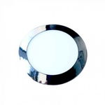 VT-1807CH 18W PANOU LED SLIM-CHROME Alb Cald 3000K ROTUND Cod V-TAC6346, V-TAC