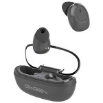 Casti GoGEN, 3 mW, 250 mAh, True Wireless Stereo, Bluetooth 5.0, microfon incorporat, raza actiune 10 m, Negru, General