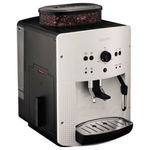 Espressor automat Krups EA8105, Plastic/Metal, 1400W, 15 bar, 1.7 L, 36.3x24.5x33 cm (Alb/Negru), Krups