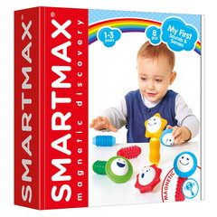 Joc magnetic Smart Max My First Sound amp Senses Primele mele sunete si simturi 8 piese, Smart Games