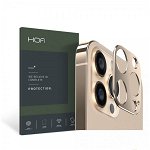 Protectie Camera Din Otel Hofi Alucam Pro Compatibila Cu iPhone 13 Pro / 13 Pro Max, Gold, Hofi