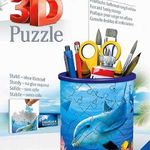 Puzzle 3D. Suport pixuri: Delfin, -