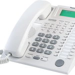 Telefon proprietar Panasonic KX-T7735CE, analogic, alb, Panasonic