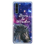 Husa Huawei P30 Lemontti Silicon Art Born To Wonder, Lemontti