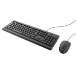 Kit tastatura + mouse Trust Primo, wired, negru, TRUST