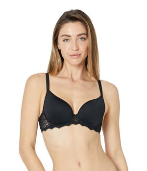 Imbracaminte Femei Simone Perele Caresse 3-D Plunge Bra Black, Simone Perele