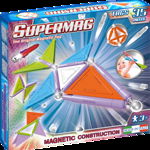 Set de constructie magnetic de baza Supermag Trendy, 35 piese