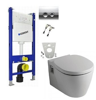 Vas WC suspendat Ideal Standard Connect E803501, prindere aparenta, in cutie de carton, alb